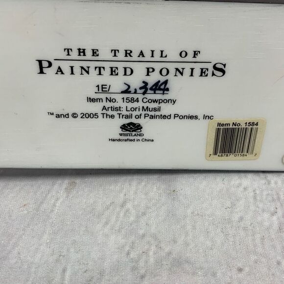 Trail Of Painted Ponies "Cowpony" by Lori Musil 1st Edition Collectible Model - Picture 14 of 14
